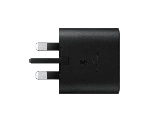 Samsung 25W Adapter (Super Fast Charger) - Black / White