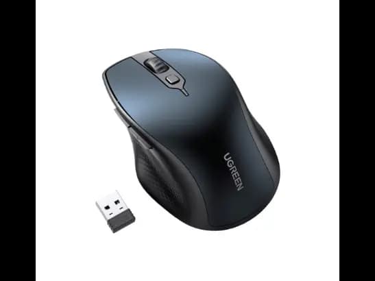 Ugreen 15807 MU101 Ergonomic Wireless Mouse – Blue