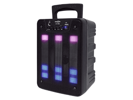 Greatnice GTS1869 4 Inch Radio RGB LED Bluetooth Speaker with Microphone  -  Black (2)