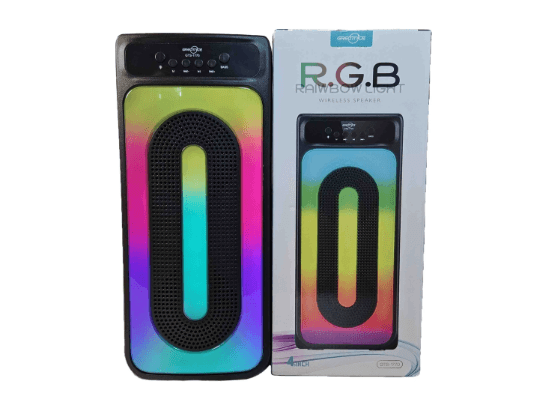 GTS-1770 Bluetooth speaker 4 Inch size  Speaker with RGB color   -  Black