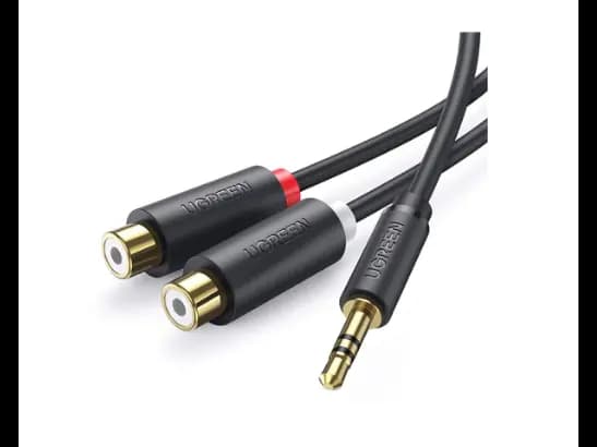 UGreen 10547 Cable Audio Jack 3.5mm Male To 2 RCA Female