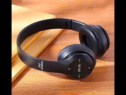Bluetooth Wireless P47 5.0 EDR Headphones - Black (3)