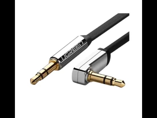 Ugreen 10729 3.5mm Male To 3.5mm Male Flat Cable 5m – Black (4)