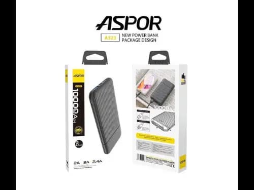 Aspor A323 10000mAh Power Bank - Black (5)
