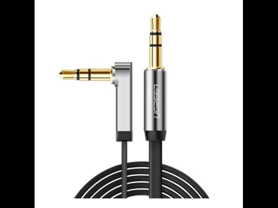 Ugreen 10729 3.5mm Male To 3.5mm Male Flat Cable 5m – Black