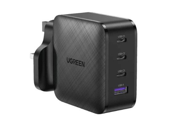 UGREEN 70819 65W GaN Wall Charger 4 Ports - Black