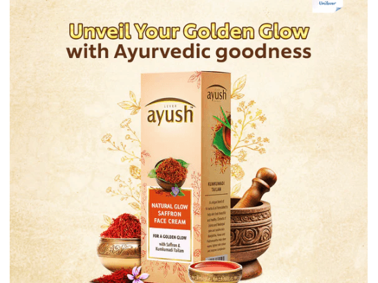 Ayush Natural Glow Saffron Face Cream (5)
