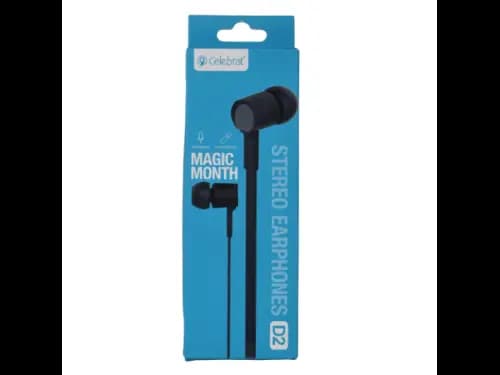 Celebrat Magic Month D2 Earphones - Black (2)