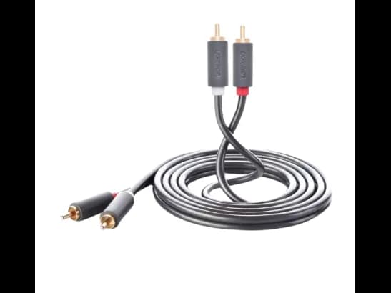 Ugreen 10520 2RCA Male To 2RCA Male Cable 5m – Black (4)