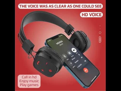 MEKEN MK300 Waterproof Over-Ear Headphones V5.0 HD Stereo - Black (4)