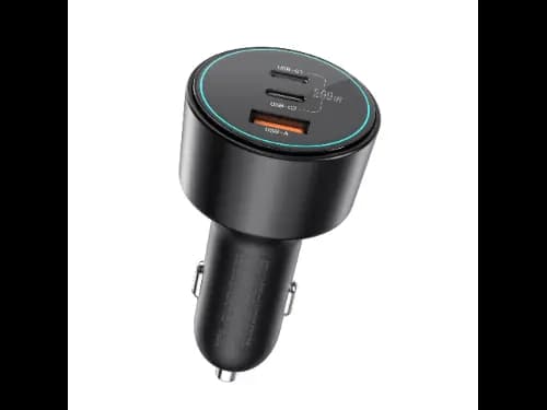 Wiwu Wi-QC026 200W Starship Car Charger Black with 6 Month Warranty