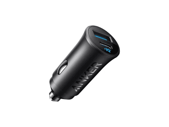 Anker Ultra-Compact Dual-Port Car Charger 30W - Black