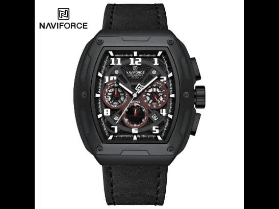 Naviforce 8053 BWB  For Men