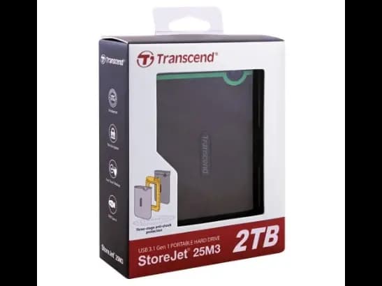 Transcend 2TB Hard Drive USB 3.1 with 2 Years Warranty (2)