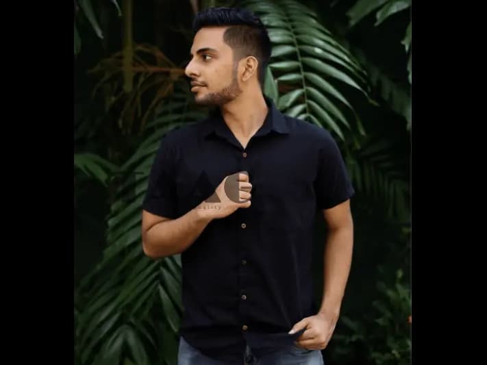 TAAG Premium Linen Short sleeve Shirt – Black