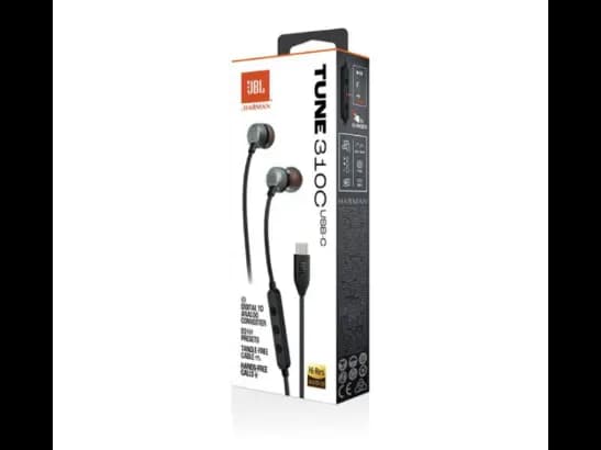 JBL Tune 310C USB-C Earphone - Black (4)
