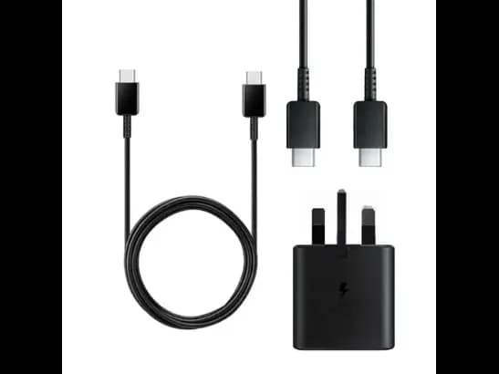Samsung 25W Power Adapter With Type-C To Type-C Cable - Black