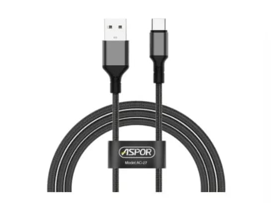 Aspor AC-27 Type C Cable 1M with 3 month warranty