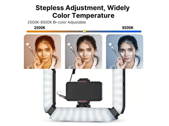 YM200 Ring Light With Phone Holder (3)