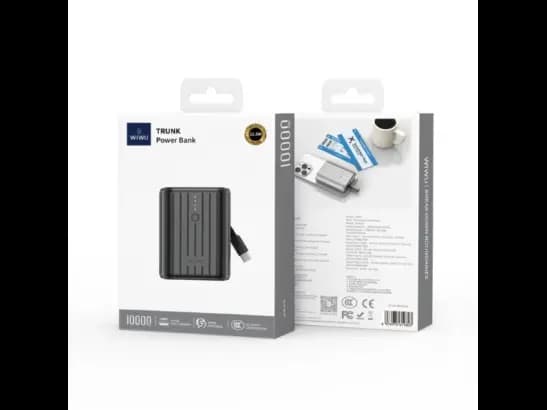Wiwu Wi-P028 22.5w 10000mAH Trunk Powerbank Black (6)