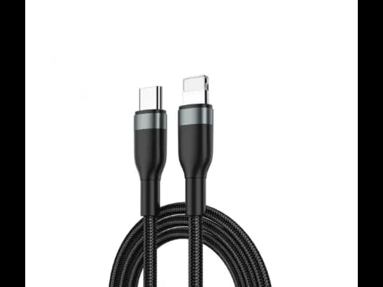 Wiwu WI-C017 Concise 30W Type-C To Lightning Charging Cable 2m – black