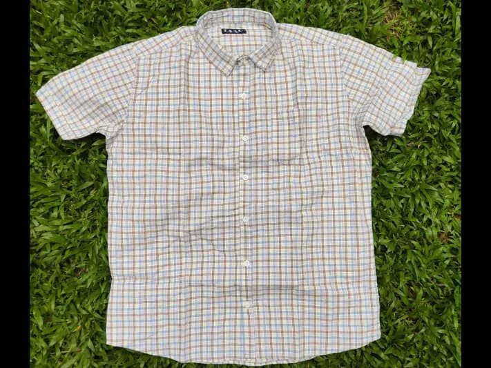 TAAG Premium cotton Short  sleeve check shirts – 0013