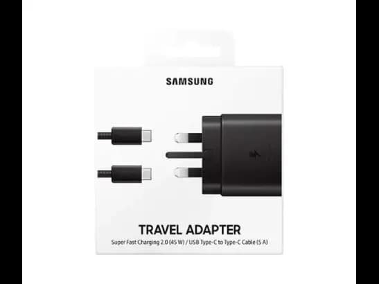 Samsung 45W PD C-C Original Power Adapter (5A/1.8m) – Samsung Care - Black (4)
