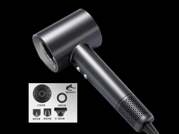 Advanced hair dryer 5 changeable hair nozzles (4)