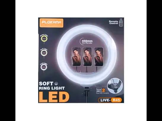 Plokama R45 45cm Soft LED Ring Light (3)