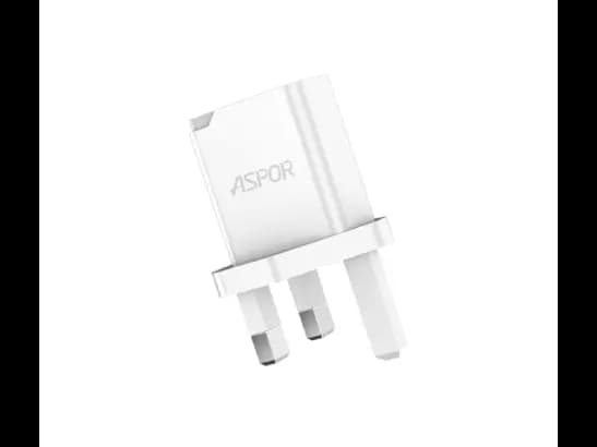 Aspor A827 2.4A Type-C Smart Fast Charger Dock - White