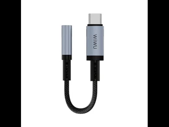 Wiwu Wi-C047T Legend Series Type-C To 3.5mm Aux Converter Audio Adapter