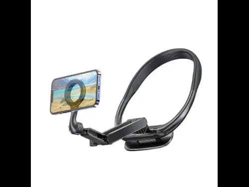 Wiwu Wi-CH320 Hands-Free Magnetic Neck Strap Phone Holder - Black