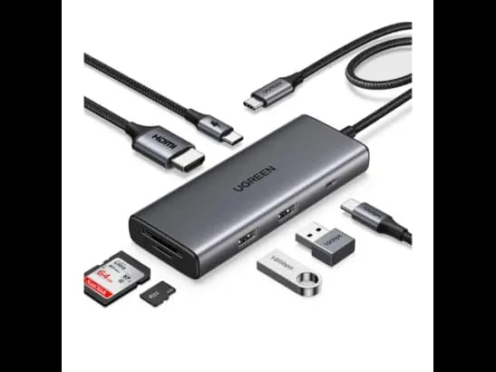 Ugreen 15531 7-in-1 USB-C Multifunction Adapter with 3 Month Warranty