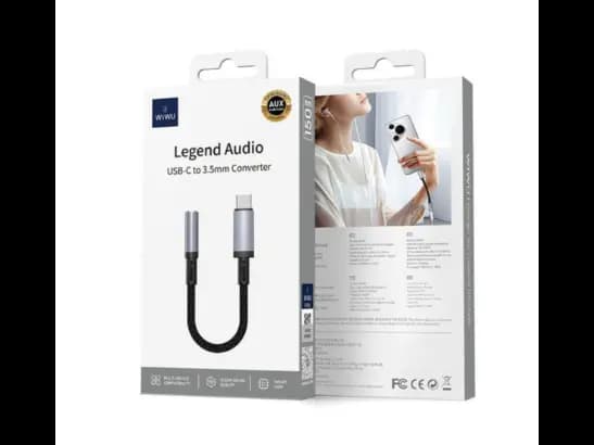Wiwu Wi-C047L Legend Series Lightning To 3.5mm Aux Converter Audio Adapter (4)