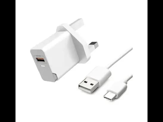 Aspor A827 2.4A Type-C Smart Fast Charger Dock - White (2)