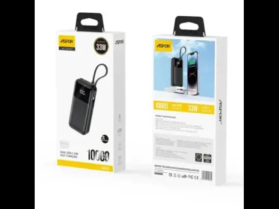 Aspor A361 33w 10000mAH Powerbank with 03 Month Warranty (3)