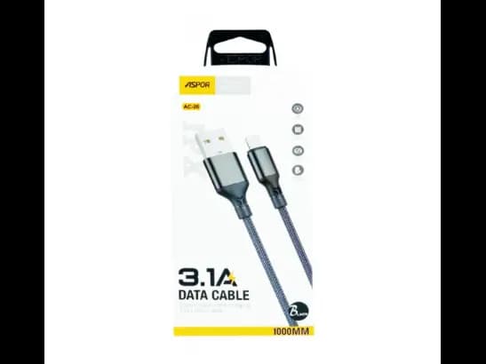 Aspor AC-26 Lightning Cable with 3 month warranty (3)