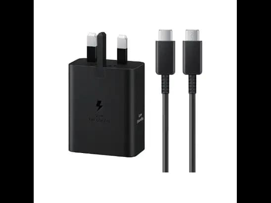 Samsung EP-T5020 50W Power Adapter Duo Low Standby With Type-C To C Cable - Black
