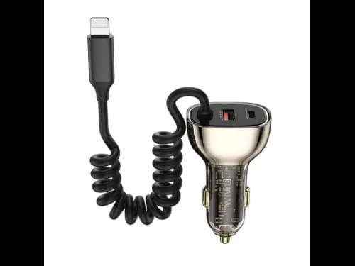 Wiwu Wi-QC019 90w Geek Car Lightning Cable Charger with 6 months warranty