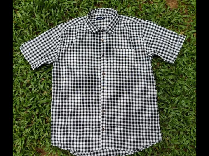 TAAG Premium cotton Short sleeve check shirts – 0016