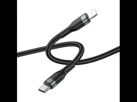 Wiwu WI-C017 Concise 30W Type-C To Lightning Charging Cable 2m – black (3)