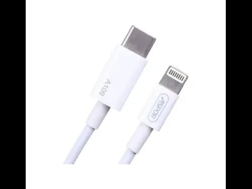 Aspor A109PD Type C to Lightning Cable 1M -  white (2)