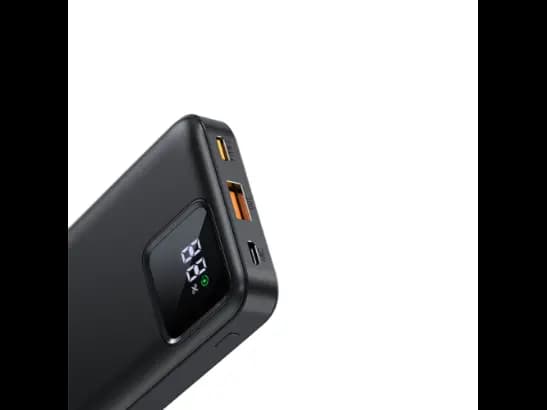 Wiwu JC-22 22.5w 20000mAH LED Display Built In Cable Powerbank Black (3)