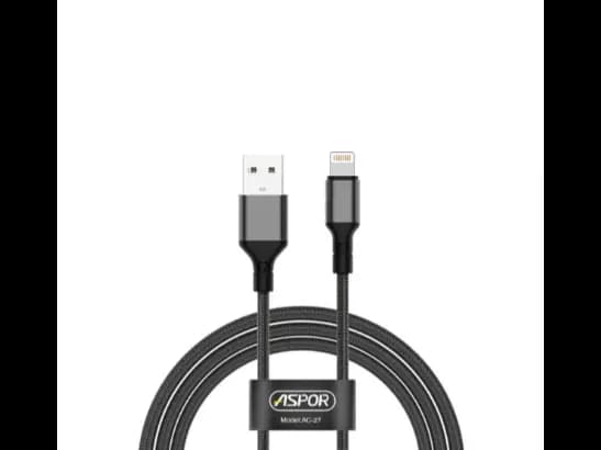Aspor AC-26 Lightning Cable with 3 month warranty