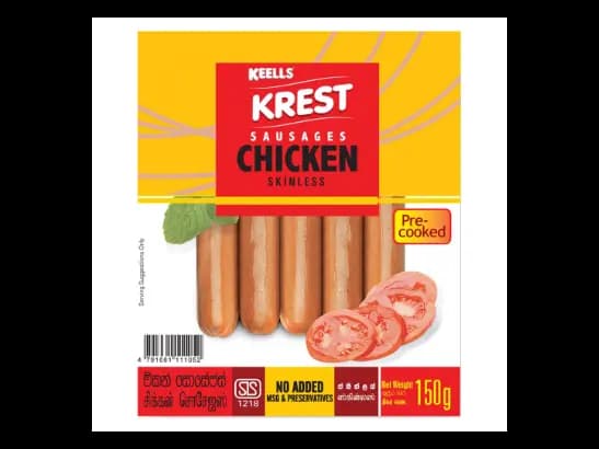 Krest Chicken Sausages Skinless