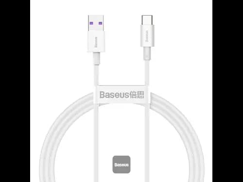 Baseus Superior Series Fast Charging Data Cable USB to Type-C 66W 1M - White