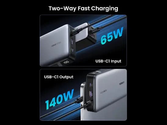 UGREEN 145W 25000mAh Two-way Fast Charging Power Bank - PB205 (5)
