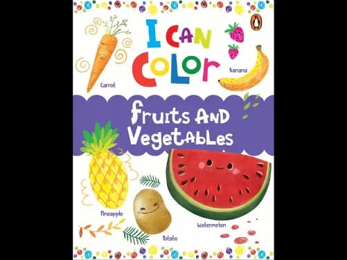 I Can Color: Fruits and Vegetables - 9789815127638