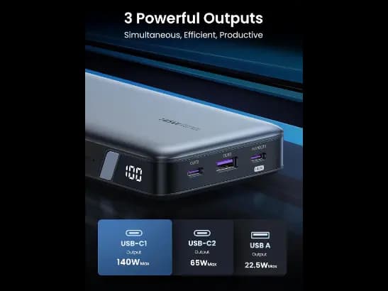 UGREEN 145W 25000mAh Two-way Fast Charging Power Bank - PB205 (4)