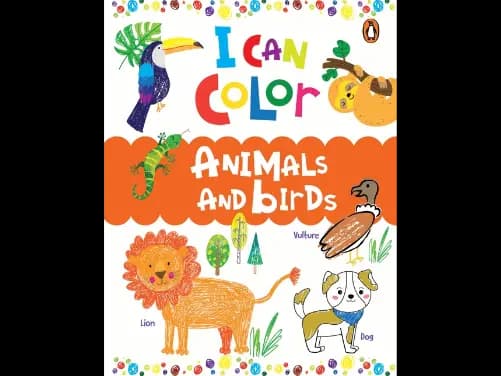 I Can Color: Animals and Birds - 9789815127614
